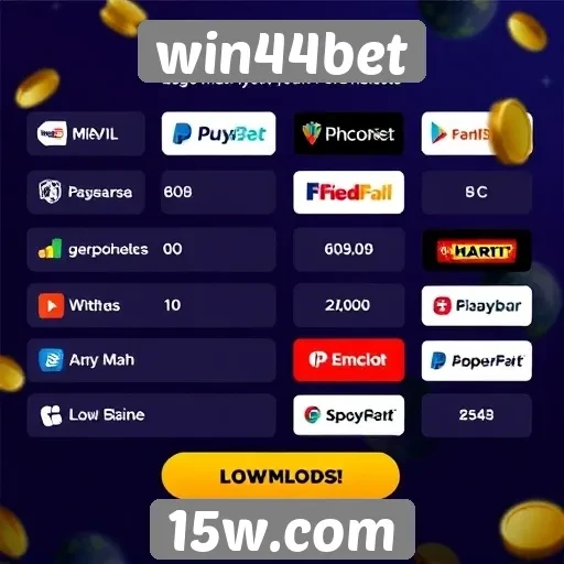 Métodos de pagamento disponíveis na win44bet